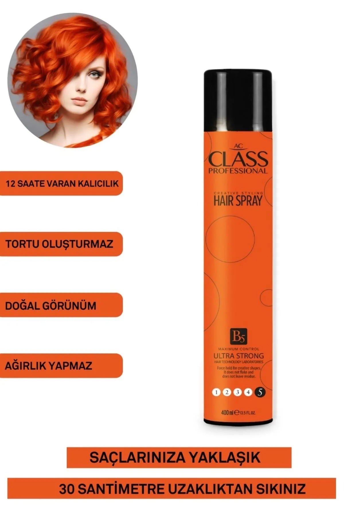 AC CLASS Saç Spreyi 400 ml
